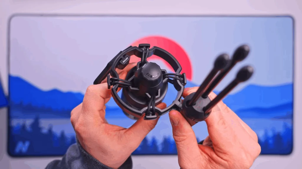 FIFINE A6V review on shock mount
