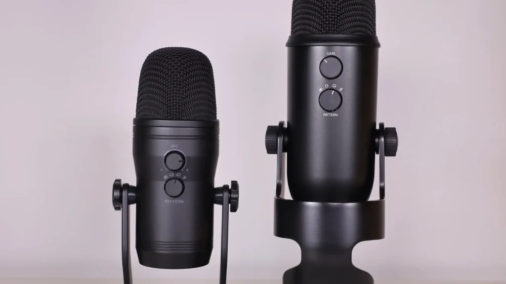 FIFINE K690 vs Blue Yeti control knob