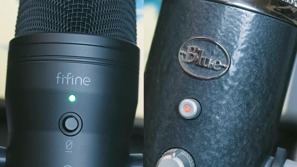 Gain knob in FIFINE K690 vs Blue Yeti