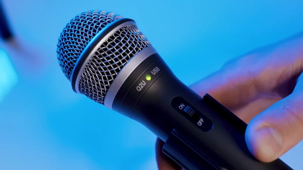 Samson Q2U budget microphone for voice over
