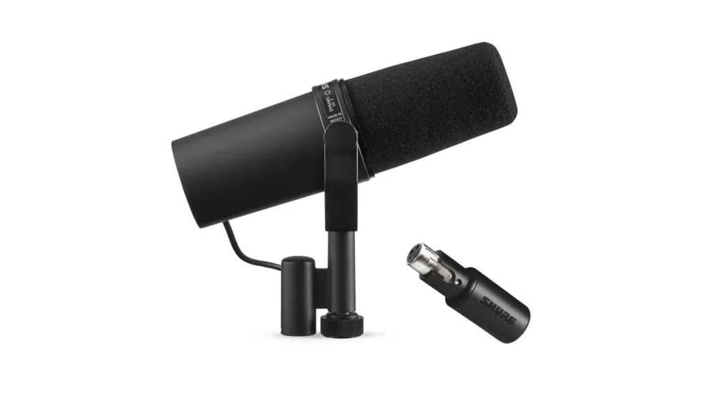 Shure SM7B dynamic microphone