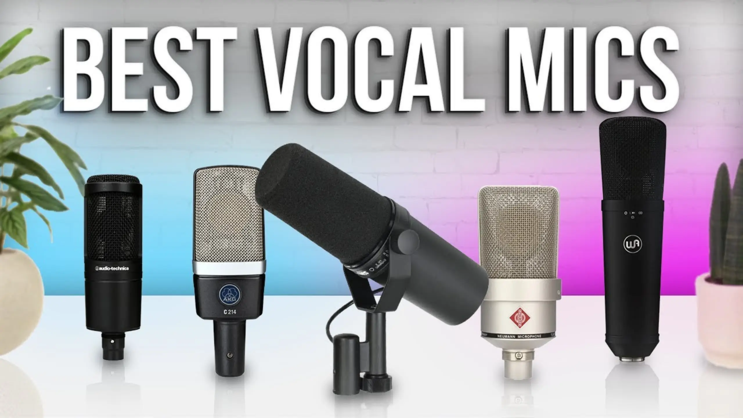 best microphones for recording vocals