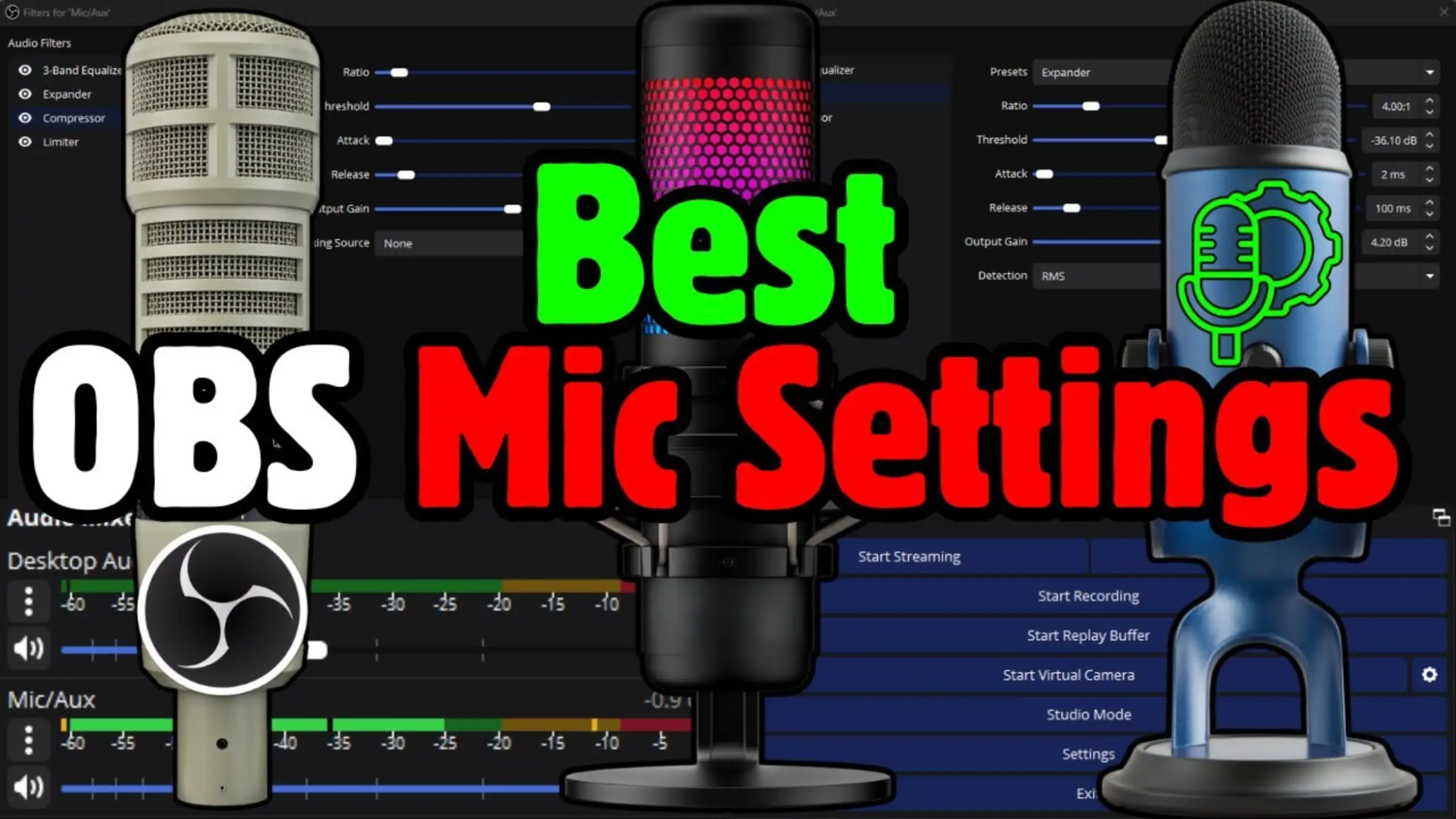 best mic settings for OBS