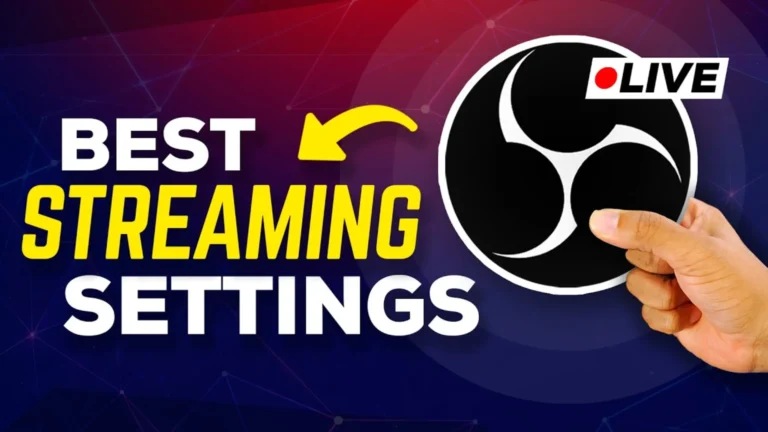 best obs settings for streaming