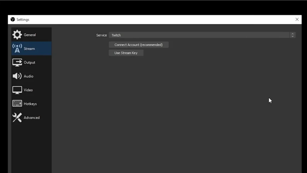connect OBS with Twitch