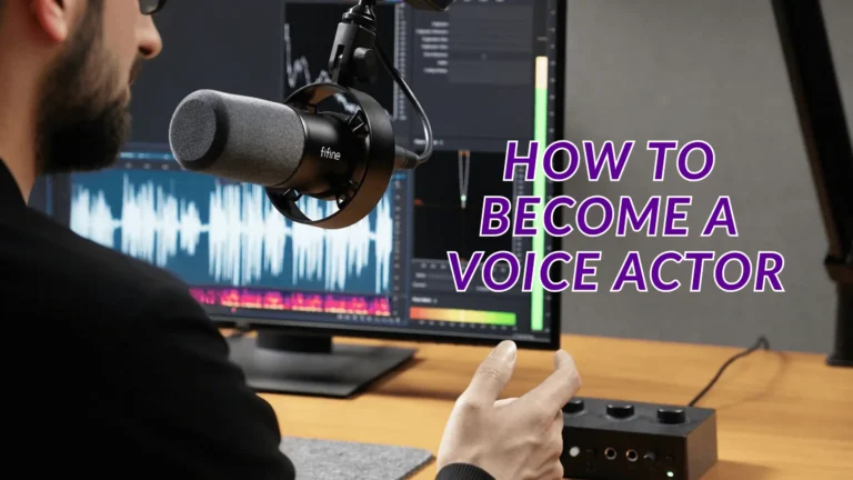 how to become a voice actor