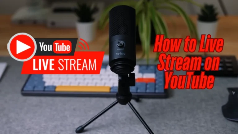 how to live stream on YouTube