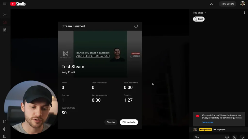 how to live stream on YouTube