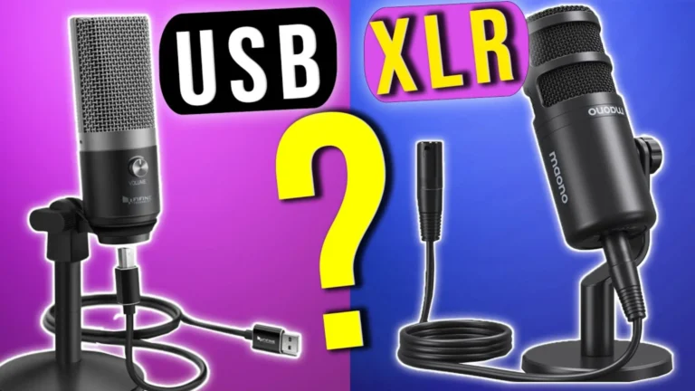 USB vs XLR microphone