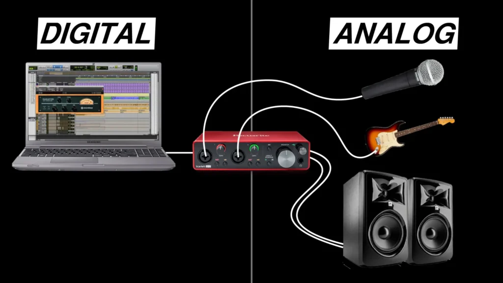 audio interface using math