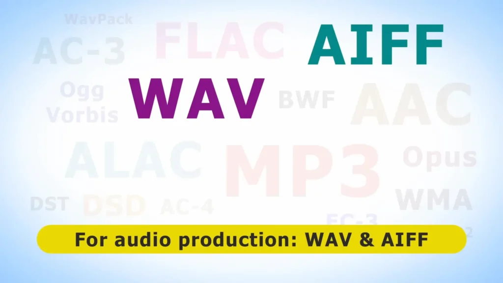 best audio formats for audio quality