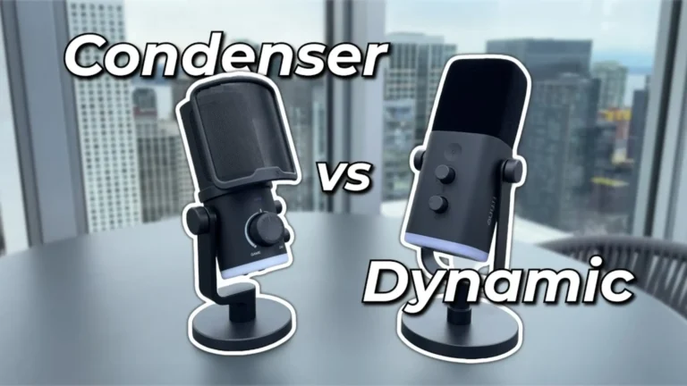 condenser vs dynamic microphone