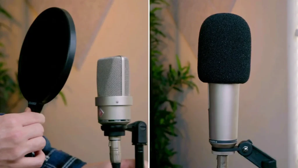 pop filter vs foam cover