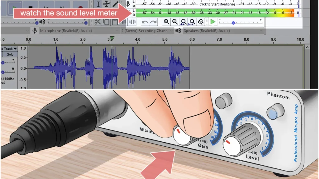 microphone gain