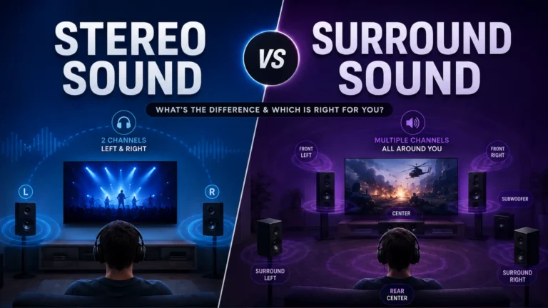 stereo sound vs surround sound