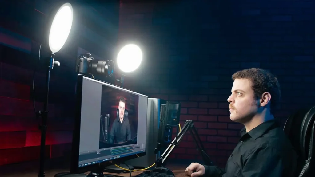 streaming light setup