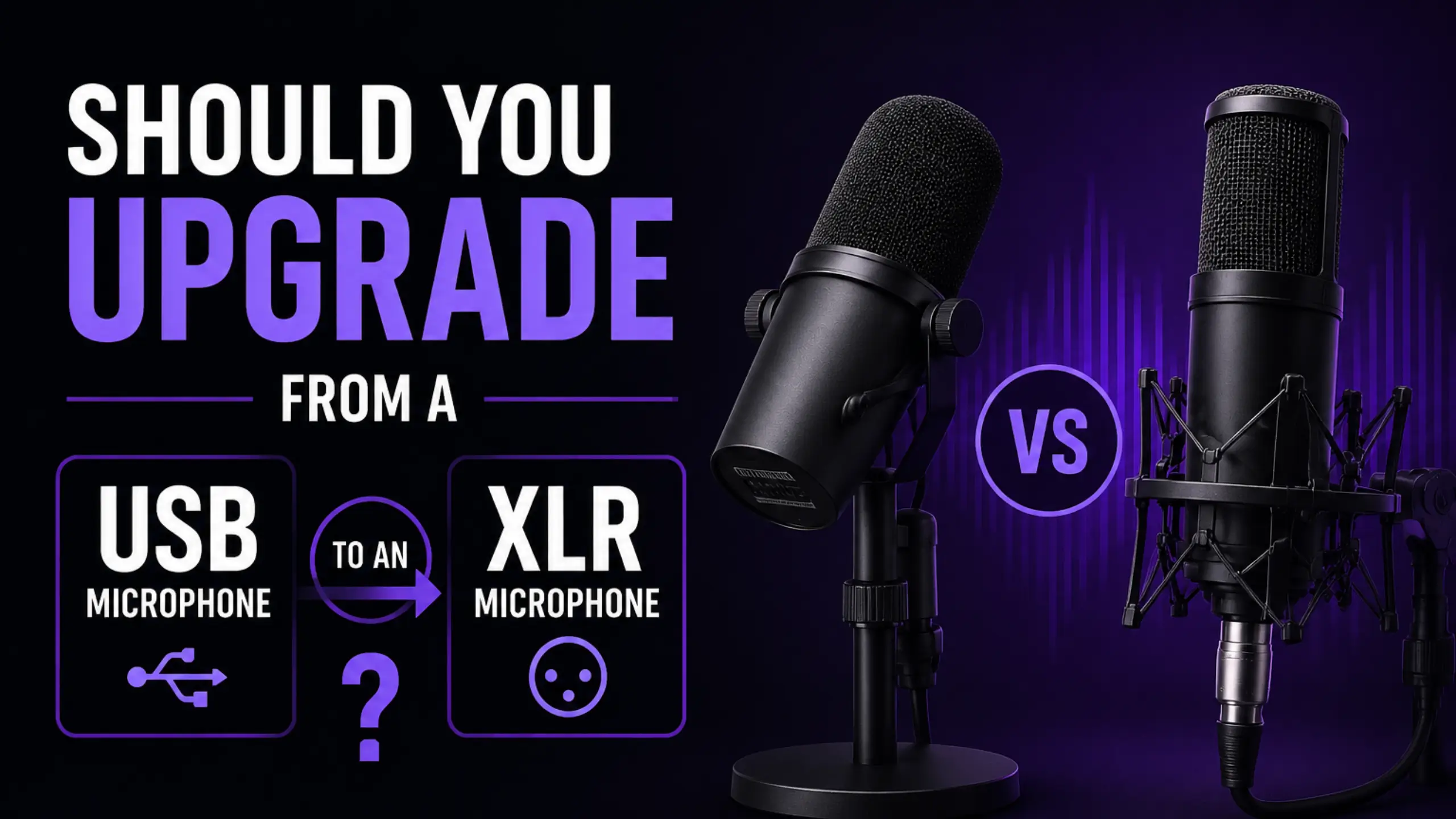 XLR vs USB microphone
