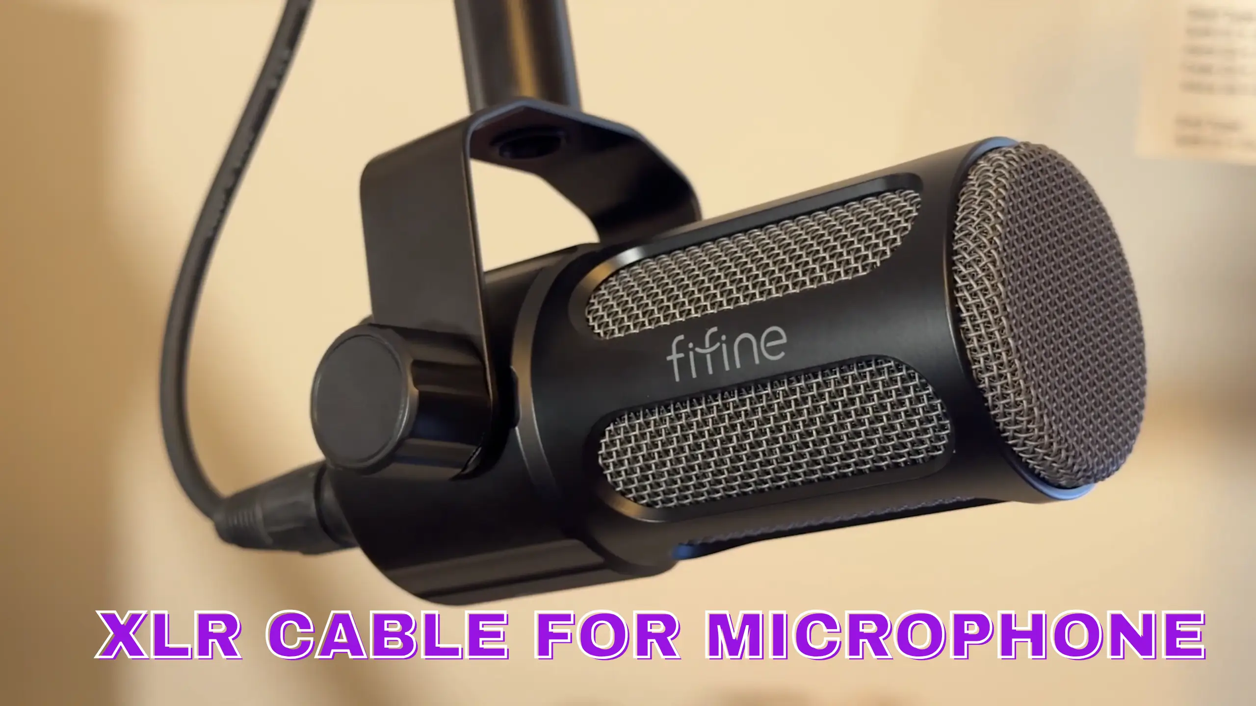 XLR cables for microphone