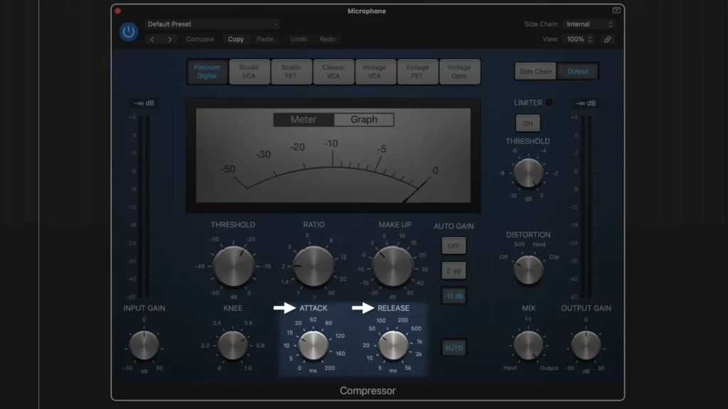 compression for the audio