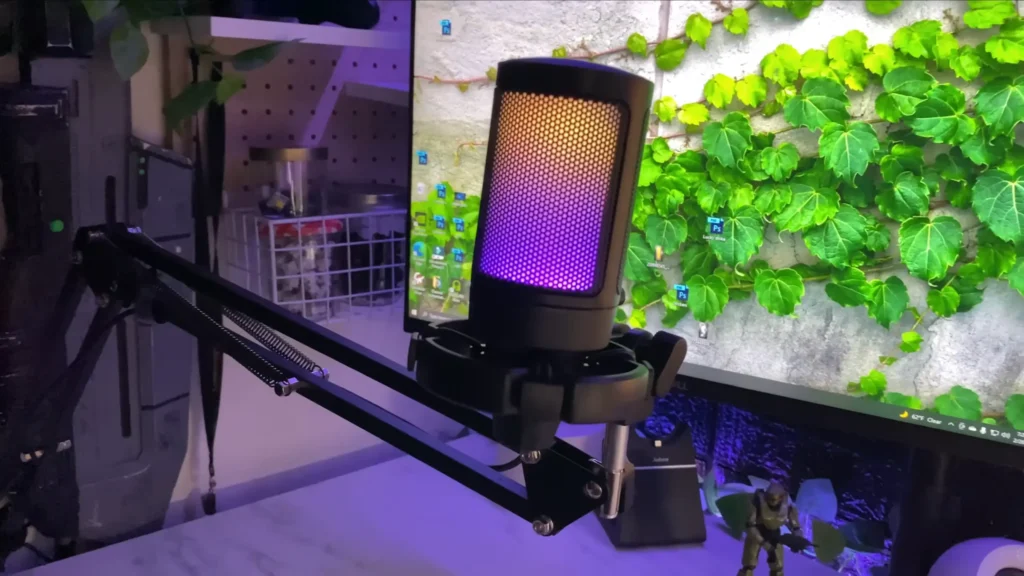 fifine A6T review in RGB lights
