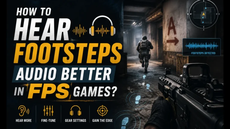 how to hear footsteps better in games