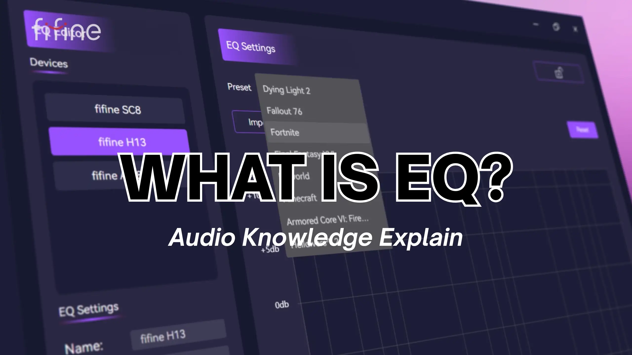 what is EQ for audio