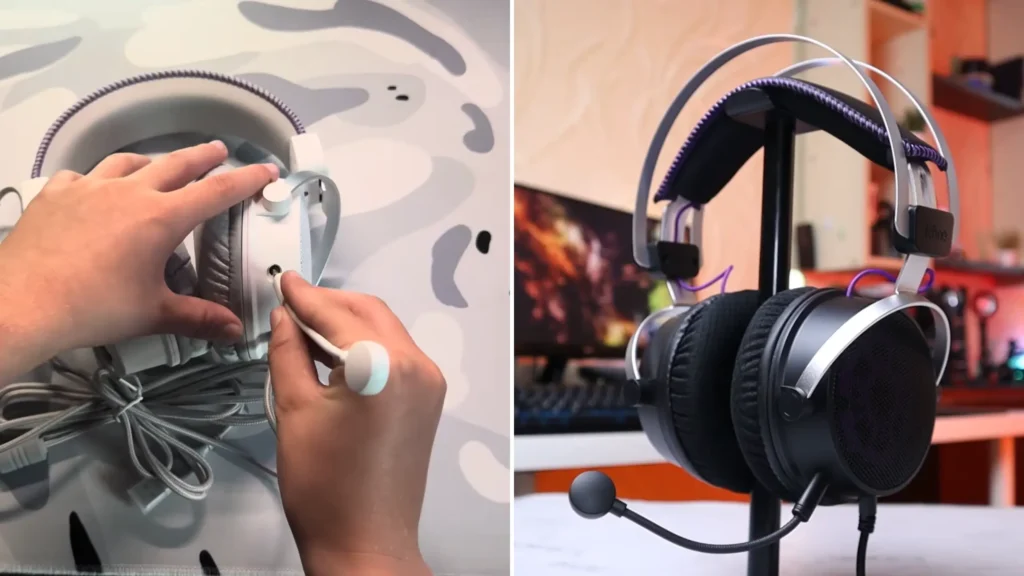 detechable mic in fifine H18V Lite headset