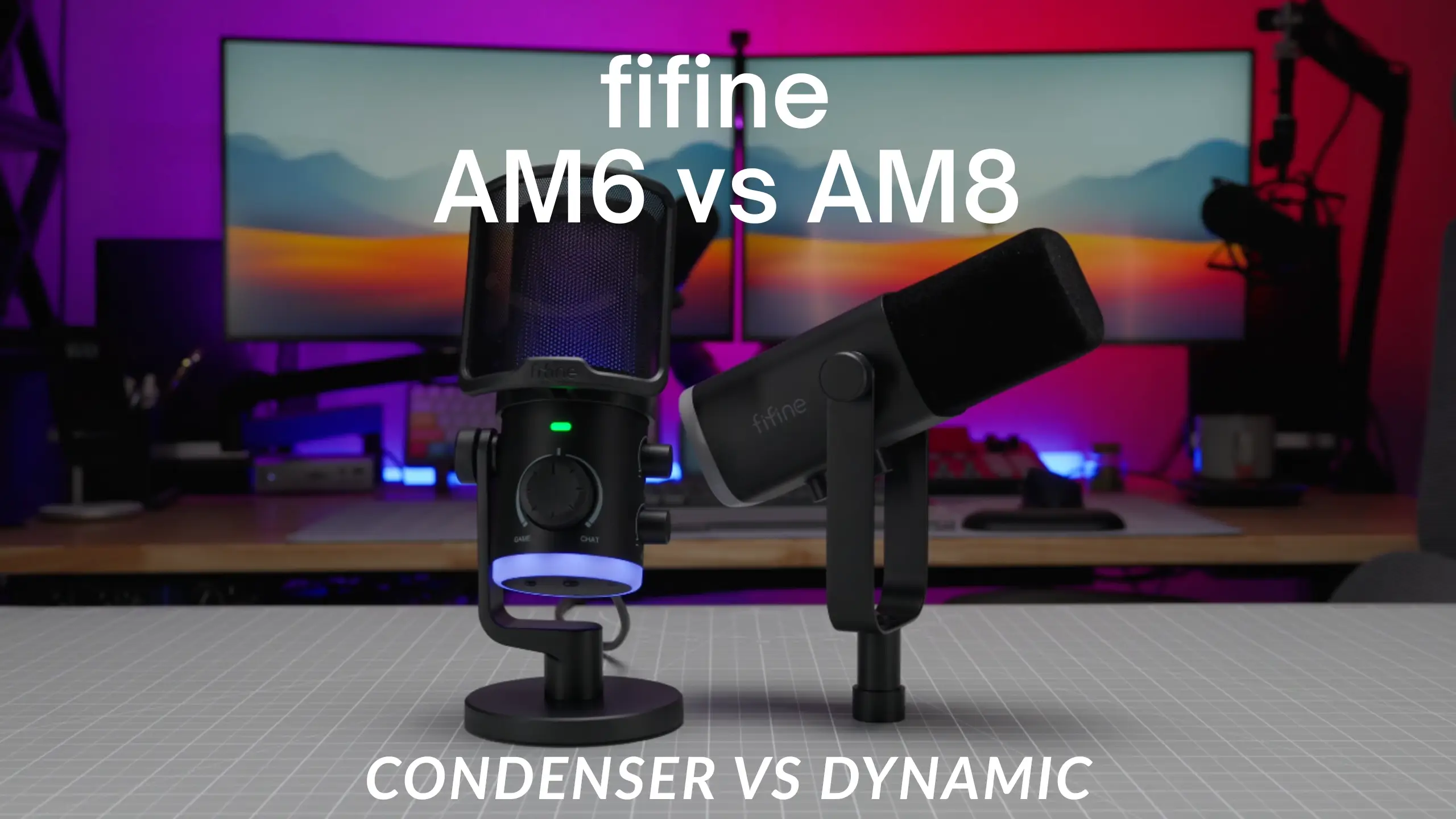 fifine AM6 vs AM8