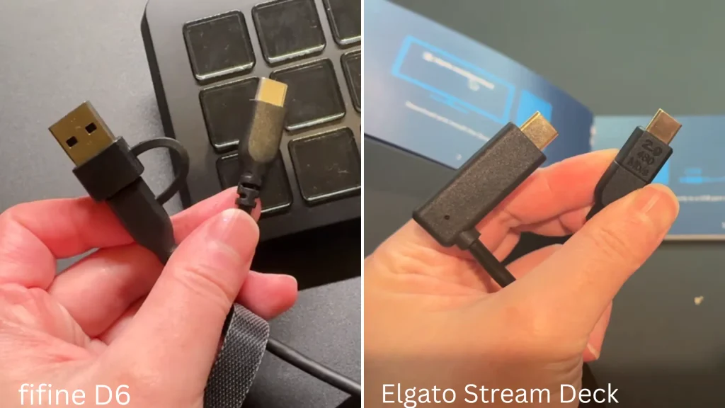 fifine D6 vs Elgato Stream Deck connectivity