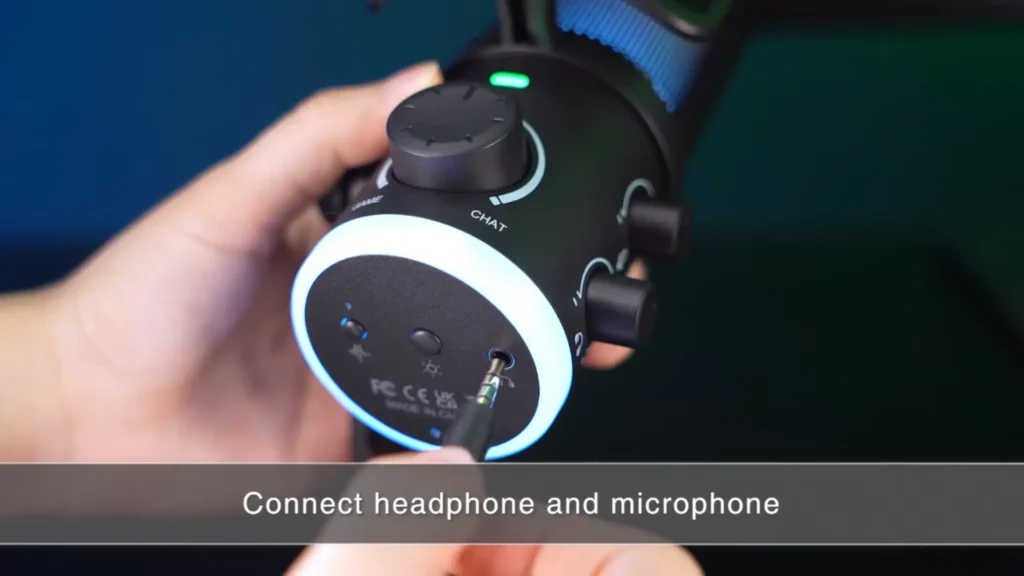 mic monitoring in fifine MA6