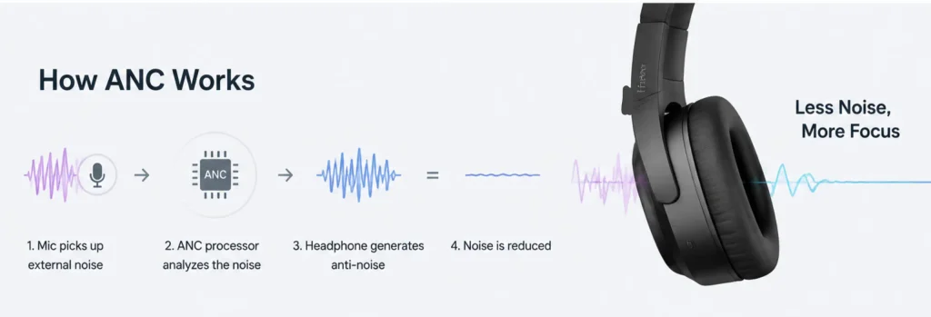 ANC in headphone