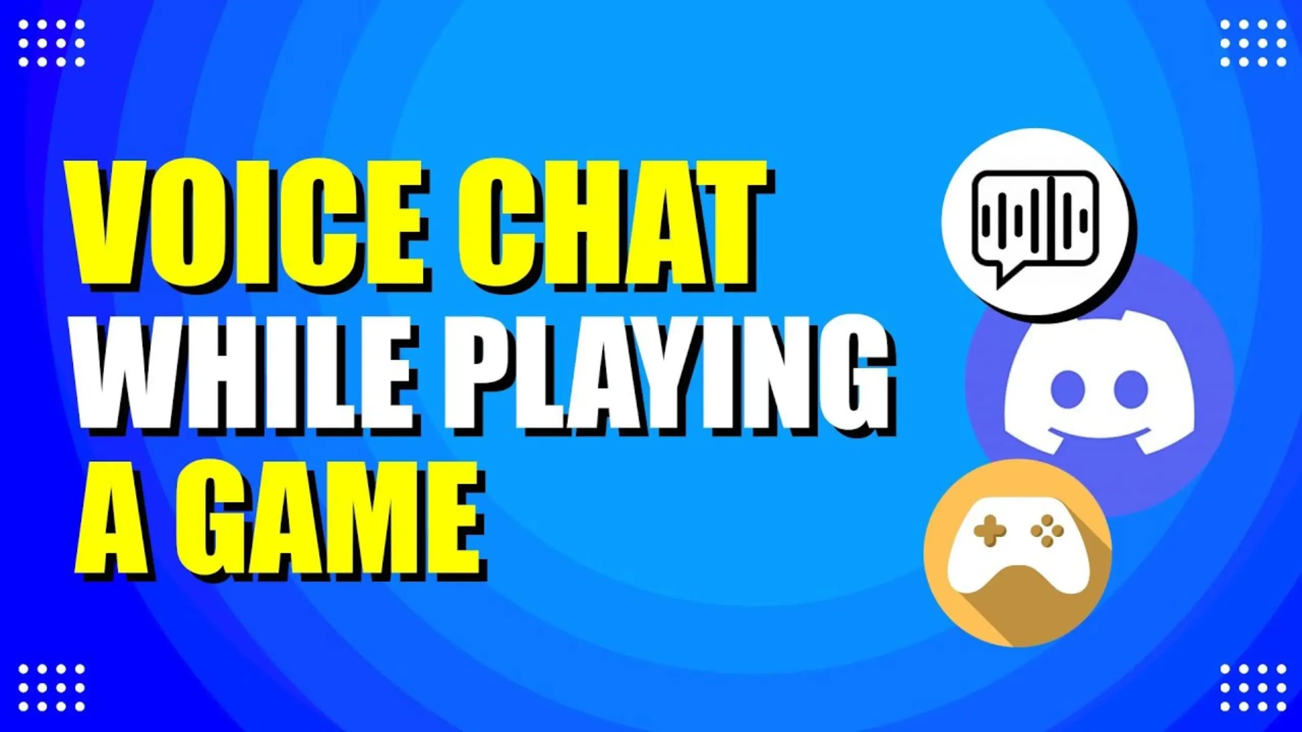 game/chat balance in Discord